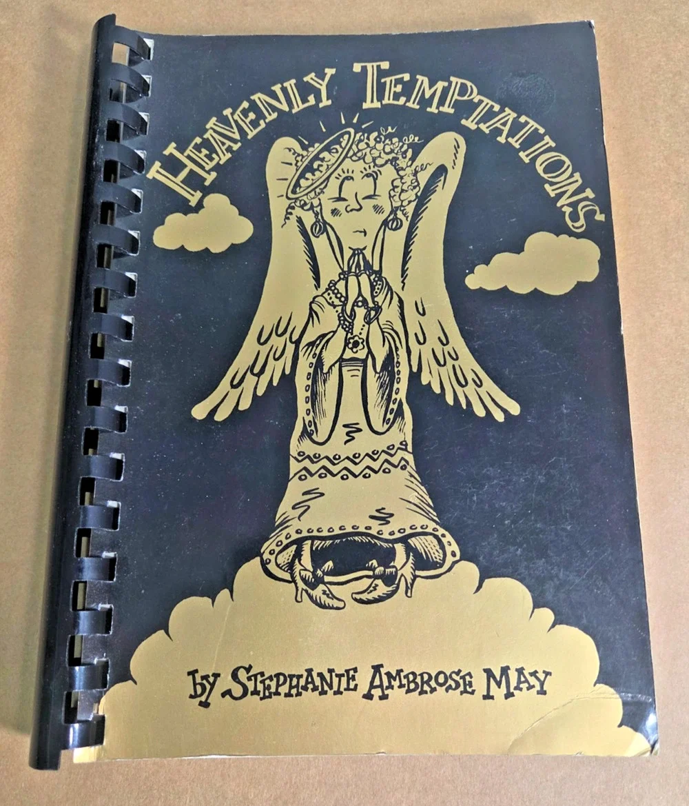 Signed Heavenly Temptations Cookbook 1995 Stephanie Ambrose May Dallas Texas TX